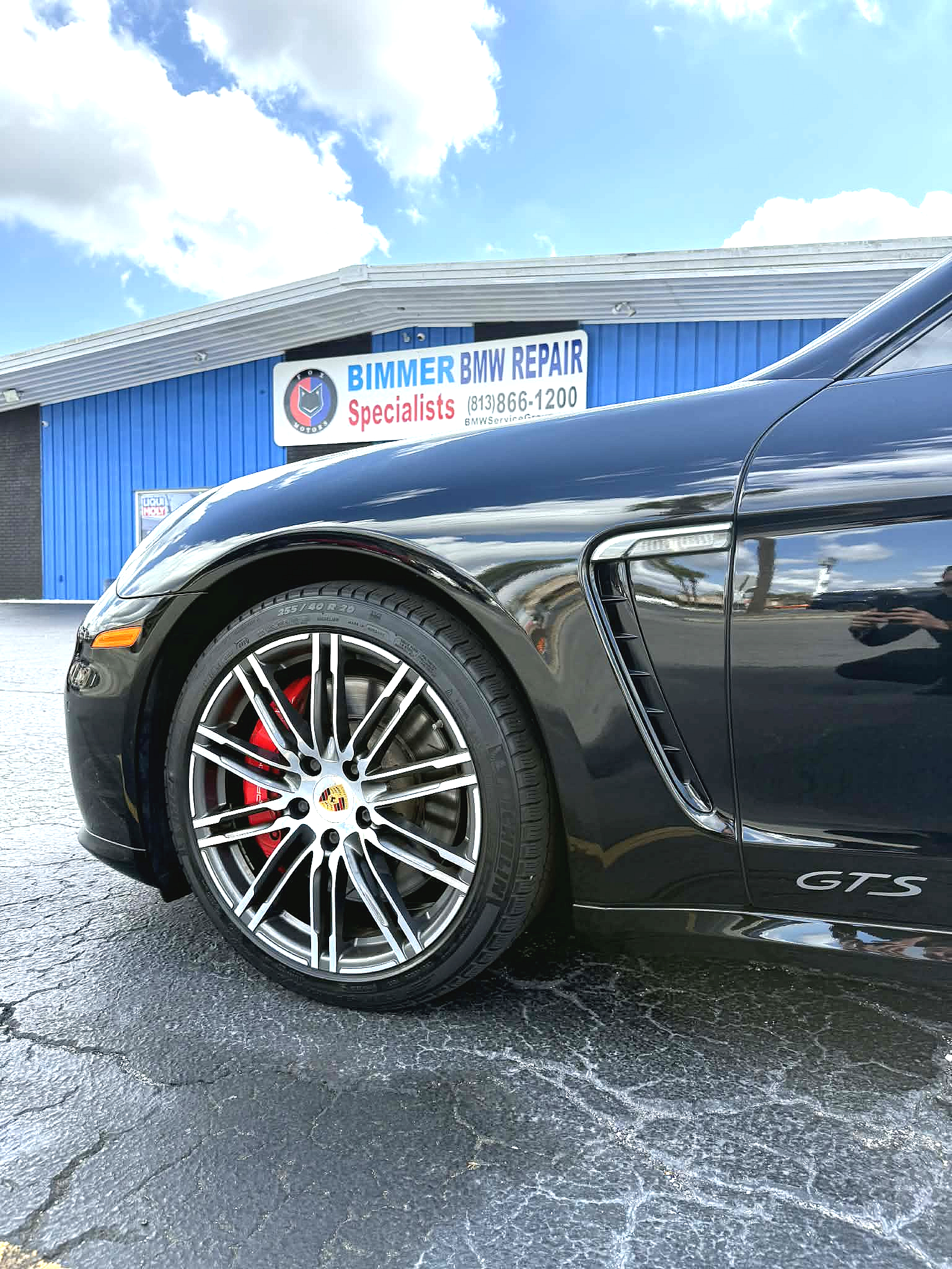 BMW Repair Tampa FL G80 in For alignment and regular BMW Service